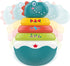 PlenPLAY Baby Tummy Time Toy - Dinosaur Stacking Toy for Age 6+ Months, Weeble Wobble Toys for Babies 6 9 12 Months, Stacking Ring STEM Learning T...