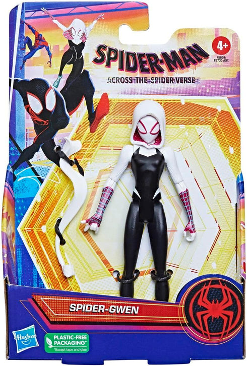 Marvel Spider-Man: Across The Spider-Verse Spider-Gwen Toy, 6-Inch-Scale Action Figure with Web Accessory, Toys for Kids Ages 4 and Up...