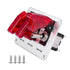 Toggle Switch,Dc 12v Metal wire drawing face plate Car Toggle Switch with LED Indicator For For Racing Sport Competitive Car (RED)...