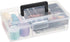 BTSKY Clear Plastic Storage Box with Removable Tray Multipurpose Stationery Storage Box with Handle Handy Sewing Box Art Craft Supply Organizer Ho...