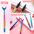 24 Pieces Mermaid Tail Gel Ink Pens for Child Mermaid Fish Ballpoint Pens for Mermaid Party Supplies Office School Supplies, 0.5 mm Black Gel Ink ...