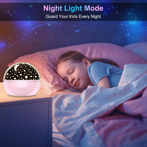 Star Projector Night Light for Kids, 360 Degree Rotation Baby Night Lights, Starry Lamp for Toddle Birthday Gifts for 3 to 12 Year Old Boys Girls,...