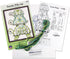 Design Works Crafts Turtle Pile-up Counted Cross Stitch Kit, White, by The Yard......