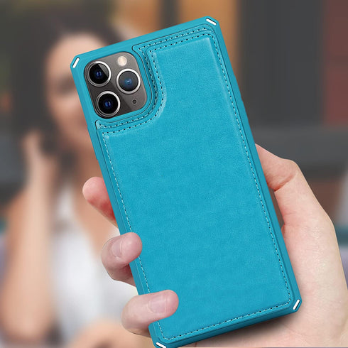 iCoverCase Compatible with iPhone 11 Pro Max Wallet Phone Case with Card Holder for Women, RFID Blocking Embossed PU Leather Wrist Strap Case for ...