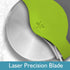 Green Pizza Cutter Wheel with Protective Blade Cover, improved, Super Sharp, Easy To Use and Clean, Slicer, Ergonomic Rubberized Grip, heavy dutty...