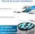 SPGUARD [2Pack Galaxy Watch 6 44mm Screen Protector, Auto-alignment Installation Kit Accessories Tempered Glass Screen Protector for ONLY Samsung ...