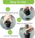 Patio Table Umbrella Hole Rings, 4 Pcs Silicone Patio Table Umbrella Hole Ring, and Cap Set, Umbrella Cone Wedge Plug for 2 to 2.5 Inch Patio Tabl...