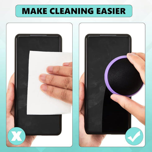 4 Pack Touch Screen Cleaner Balls Phone Cleaning Ball Microfiber Touch Screen Glass Cleaner Cleaning Ball for Computer Laptop Cell Phone Monitor, ...
