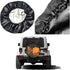 Orange Butterfly Flowers Spare Tire Cover 17 inch Waterproof Dust-Proof Universal Spare Wheel Tires Covers Fit for Jeep,Trailers, RV, SUV,Many Veh...
