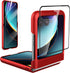 Foluu Slim Fit Case for Motorola Razr Plus 2023, with 1 Pack Soft Inner TPU Moto Razr Plus 2023 Screen Protector, 1 Pack Front Built-in Screen Pro...