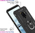 IKAZZ for Galaxy S9 Case,Military Grade Shockproof Heavy Duty Protective Phone Cover Pass 16ft Drop Test with Magnetic Kickstand Black...