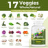 2000 MG Fruits and Vegetables Supplements, Natural Balance Over 35+ Fruits and Vegetables, 100% Whole Food Superfoods Fruit and Veggies Supplement...
