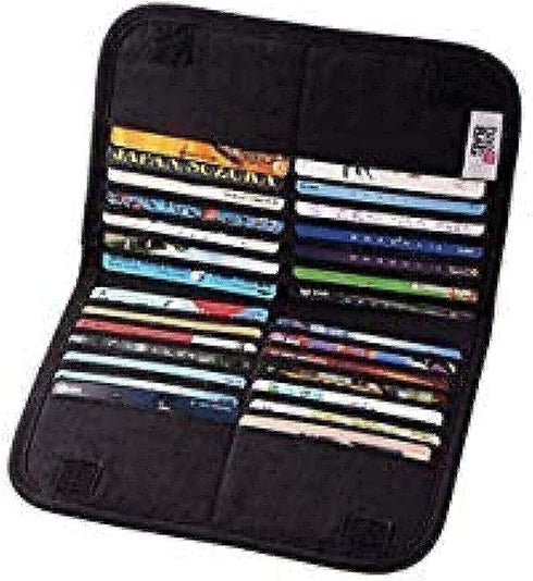 iN. Slim credit card holder wallet, Gift card display case, Minimalist light thin card storage case rfid blocking for men & women, with 28 slots i...