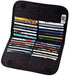 iN. Slim credit card holder wallet, Gift card display case, Minimalist light thin card storage case rfid blocking for men & women, with 28 slots i...