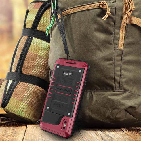 seacosmo for iPhone Xs Max Waterproof Case, Military Grade 360 Full Body Protective Rugged Heavy Duty Case Shockproof Drop Resistant Defender for ...