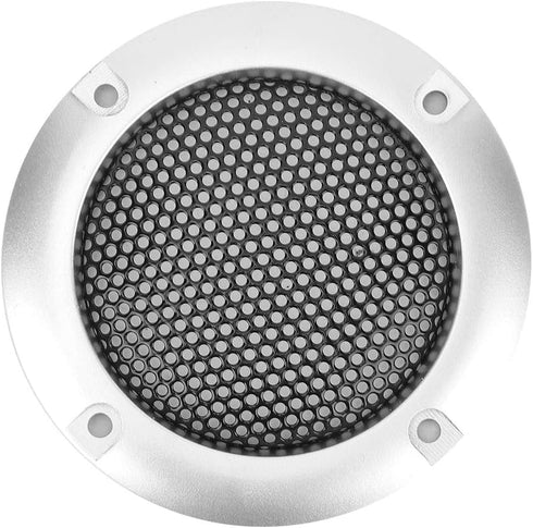 4pcs 2inch Car Speaker Grill,Speaker Grill Covers,Audio Speaker Grille Protective Decorative Audio Speaker Mesh Grille ABS Plastic Frame with Meta...