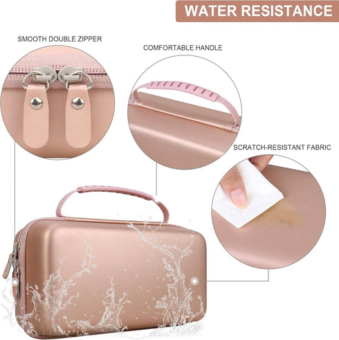 Hard Travel Case for Halo Bolt Air 58830/Halo Bolt Air+ 55500 mWh Portable Emergency Power Kit, Power Bank Storage Holder with Mesh Pocket for AC ...