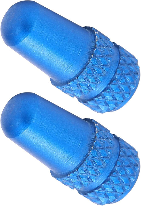 RiToEasysports 2Pcs Bike Valve ,Aluminium Alloy Valve Stem Bike Accessories for Mountain Bike,Road Bike (Light Blue) and Spare Parts...