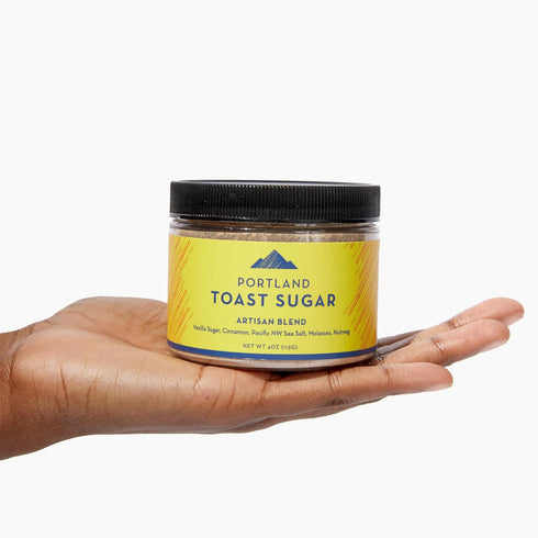 Portland Salt Co. Toast Sugar Spice Blend w/Vanilla Sugar, Cinnamon & Sea Salt – Signature All-Purpose Seasoning, Breakfast or Dessert Rub - Non-G...