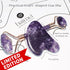 BAIMEI Jade Roller & Gua Sha Set Face Roller and Gua Sha Facial Tools for Skin Care Routine and Puffiness, Self Care Gift for Men Women - Purple...