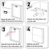 Windrain Bathroom Decor,Shower Decorations,Septic System Sign Do Not Flush Sign Septic Bathroom Sign Septic Tank Sign Sensitive Plumbing Flush Toi...