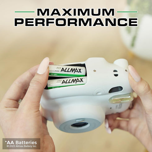 Allmax Rechargeable AA NiMH Batteries (8 Count) - Recharge up to 2,000 Times, 2000mAh, Precharged, 1.2V...
