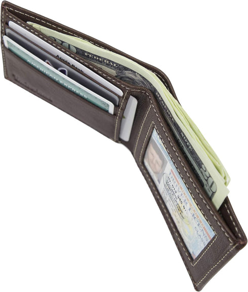 Timberland mens Blix Slimfold Leather Wallet, Brown, One Size...