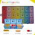 Pill Organiser, Large Tablet Organiser, Weekly Pill Box 7 Day 3 Times a Day, Medication Organizer, Medicine Storage Box with Dust-Proof Container ...