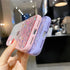 siduater Strap Holder Case for 6.1" iPhone 12 with Wristband Kickstand, Bling Glitter Sparkle Clear Cover Soft TPU Bumper Adjustable Hand Grip Loo...