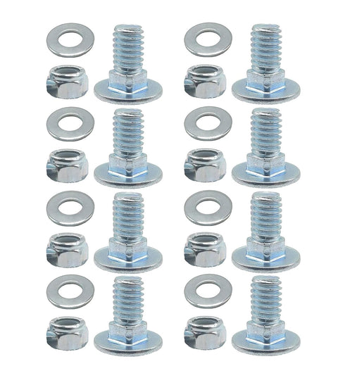 (5/16-18) 5/8""Set of 8, 784-5581A 784-5581 SnowBlowers Carriage Bolts & Nuts Kits Fits MTD 790-00117-0637 790-00120-0637 784-5581A-0637 Shave Pla...