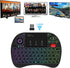 Rii X8 Mini Keyboard,2.4GHz Portable Wireless Keyboard with Touchpad Mouse,RGB Backlit,Rechargeable Battery for Android TV Box/Mac/PC/Nvidia Shiel...