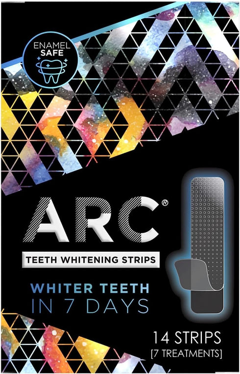 ARC Teeth Whitening Strip Kit, Smile Amplifier Kit, 14 Strips (7 Count Pack)...