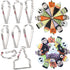 LILIAO Halloween Cookie Cutter Set - 8 Piece - Skull, Witch, Candy Corn, Vampire, Pumpkin, Zombie, Bat and Ghost Plaque Fondant Biscuit Cutters - ...