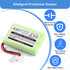 900mAh 3.6V Ni-MH Square-Hole Plug Battery for Motorola MBP33 MBP33S MBP33PU MBP35 MBP36 MBP36S MBP36PU MBP41 MBP43 Baby Monitor (Don't fit MBP33S...