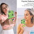 Clear Cute Frog Phone Case iPhone 12 Pro Max Case - 6.7 Inch Kawaii Green Frog iPhone Case, Non-Slip Pattern Design and Shock Absorption, Gel Fram...