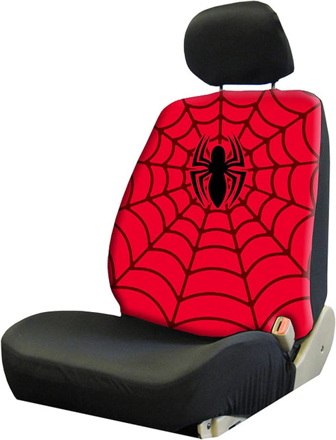 Plasticolor 006938R01 Marvel Spiderman Low Back Universal Fit Car Truck SUV Seat Cover...
