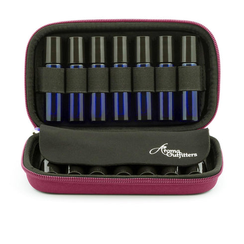 Aroma Outfitters Essential Oil Carrying Case. Premium Storage Protection & Organizer for Roller Bottles. Carry Case Protects up to 14 Roller Balls...