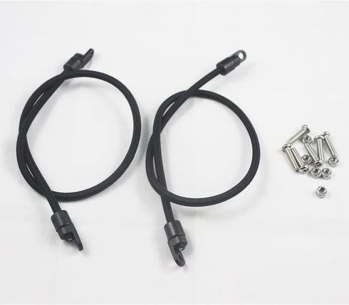 Kayak Bungee Paddle Holder kayak Paddle Keepers Kit for Kayak & Canoe - kayak Rigging Accessory (pack of 2)-W/ Screws...