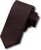 Mantieqingway 2.05" Skinny Ties for Men, Solid Color Men's Neckties for Weddings, Business, Christmas Day, Funeral, Gift...