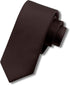 Mantieqingway 2.05" Skinny Ties for Men, Solid Color Men's Neckties for Weddings, Business, Christmas Day, Funeral, Gift...