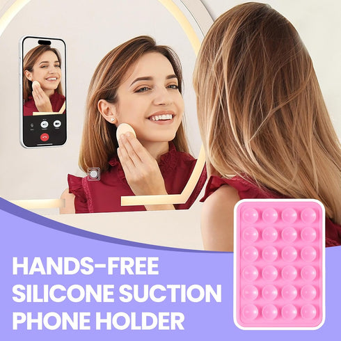 4PCS Silicone Suction Phone Case Mount, Hands-Free Phone Accessories Holder, Durable Strong Grip Holder for Selfies and Videos, Silicon Phone Stan...