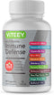 11 in 1 Multivitamin Immune Defense Supplement - Immune Booster Capsules for Adults - Vitamin C, Vitamin D3, Vitamin B6, Zinc, Elderberry, Echinac...
