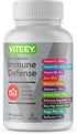 11 in 1 Multivitamin Immune Defense Supplement - Immune Booster Capsules for Adults - Vitamin C, Vitamin D3, Vitamin B6, Zinc, Elderberry, Echinac...