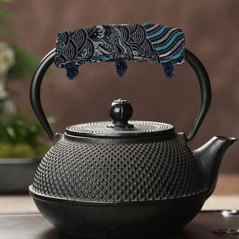 Amosfun teapot Handle Gloves Insulated Pot Sleeve Printed teapot Handle Cover Frying pan Handle red Kitchen Decor and Accessories teapot Handle Sl...