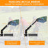 Arkham Bike Mirror for Handlebar HD Bar End Bicycle Mirror Thickened Automotive-Grade Glass for Handlebar Scratch Resistant Safe Rearview Mirror M...