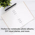 Pack of 10, 3 Ring Metal Loose Leaf Binders Book Rings with 20mm 0.8 Inch Inner Diameter Silver Ring Binders for Notebooks Photo Album DIY Travel ...
