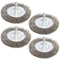 4PCS 3 Inch Stainless Steel Wire Wheel Brushes Kit for Drill with 1/4-Inch Shank,Wire Wheels for Power-Operated Grinders...