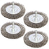 4PCS 3 Inch Stainless Steel Wire Wheel Brushes Kit for Drill with 1/4-Inch Shank,Wire Wheels for Power-Operated Grinders...