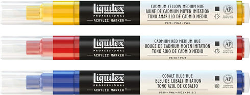 Liquitex Professional Paint Marker Set, 3 Piece, Colors...
