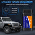 OBD2 Bluetooth Scanner for iPhone iOS Android Windows Car Code Reader Enhanced Auto Diagnostic Scan Tool Odb2 OBDII Adapter Check Engine Light Liv...